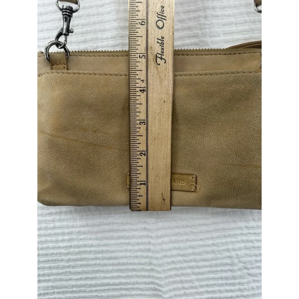 Lucky Brand‎ Western Style Convertible Crossbody Leather Wallet Bag Purse